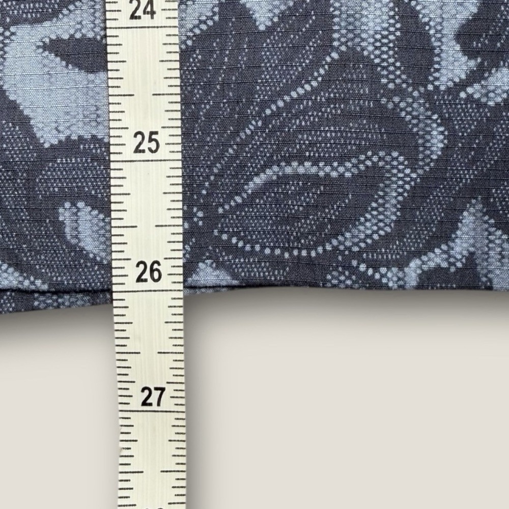 Athleta Trekkie North Jogger Size 14 Blue Floral Jacquard Stretch Hiking‎ Pant - Picture 6 of 7
